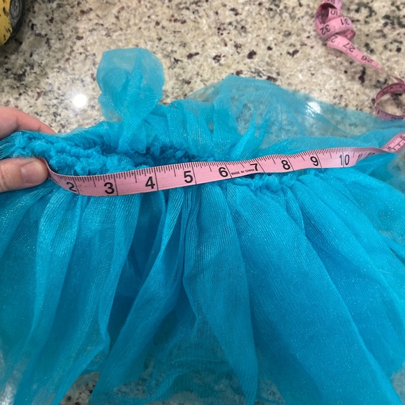 Way To Celebrate one size fits most bright blue tutu in great condition - Picture 3 of 4